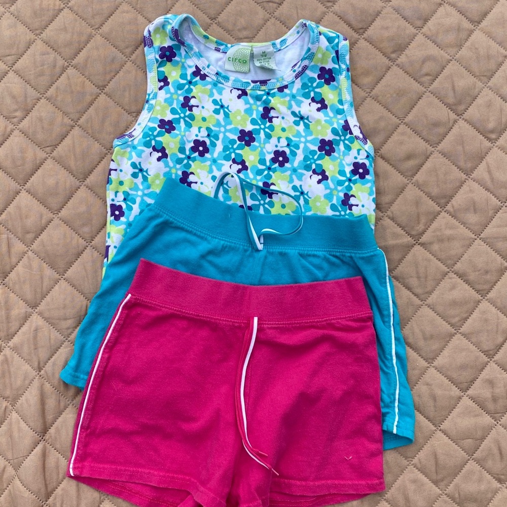 Kids circo tank top and shorts